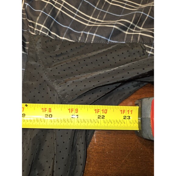 Zero Restriction Men’s Golf Jacket Full Zip Black Plaid Polyester Size Medium - Picture 10 of 12